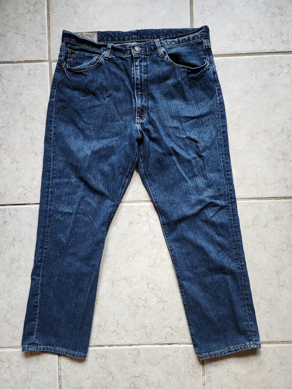 Polo Ralph Lauren Cortlandt 300 Straight Leg Jeans 36x30 Medium Dark Wash